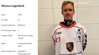 Spillerstallen A-laget 2020-2021 , #27 , ny spiller fra Ullevål
